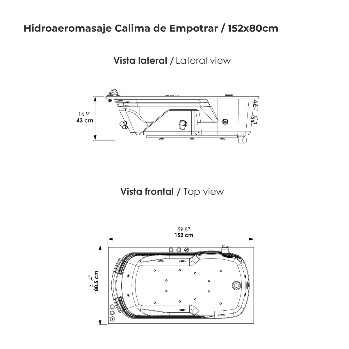 Hidroaeromasaje-Calima-de-Empotrar-152x80cm Hidroaeromasaje-Calima-de-Empotrar-152x80cm