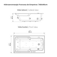 Hidroaeromasaje-Francesa-de-Empotrar-160x90cm