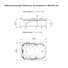 Hidroaeromasaje-Millenium-de-empotrar-182x123-cm-1