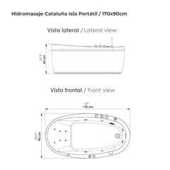 Hidromasaje-Cataluña-Isla-Portátil-170x90cm