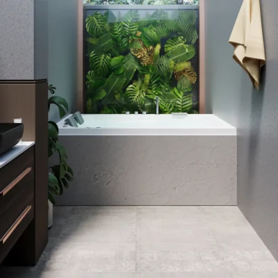 tina hidromasaje rectangular doble