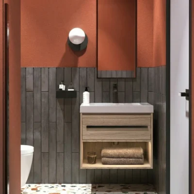 COMBO LAVAMANOS SIENA + MUEBLE PICASSO SAGANO | 63X48CM