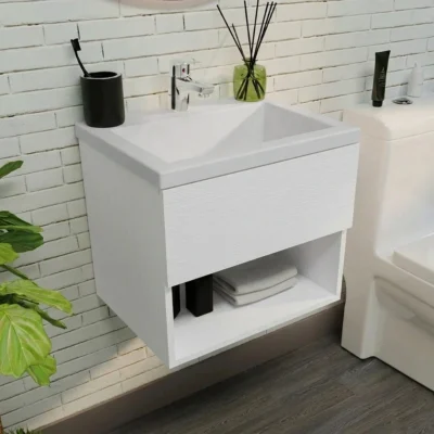 COMBO LAVAMANOS OSLO + MUEBLE RAYO ELEVADO 48X43cm